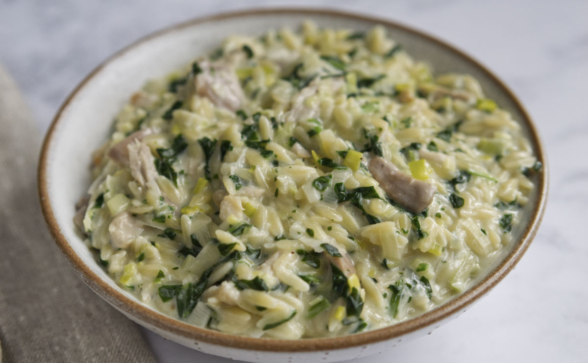 Creamy Chicken Orzo