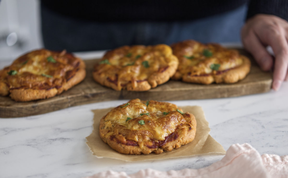 Lentil pizza