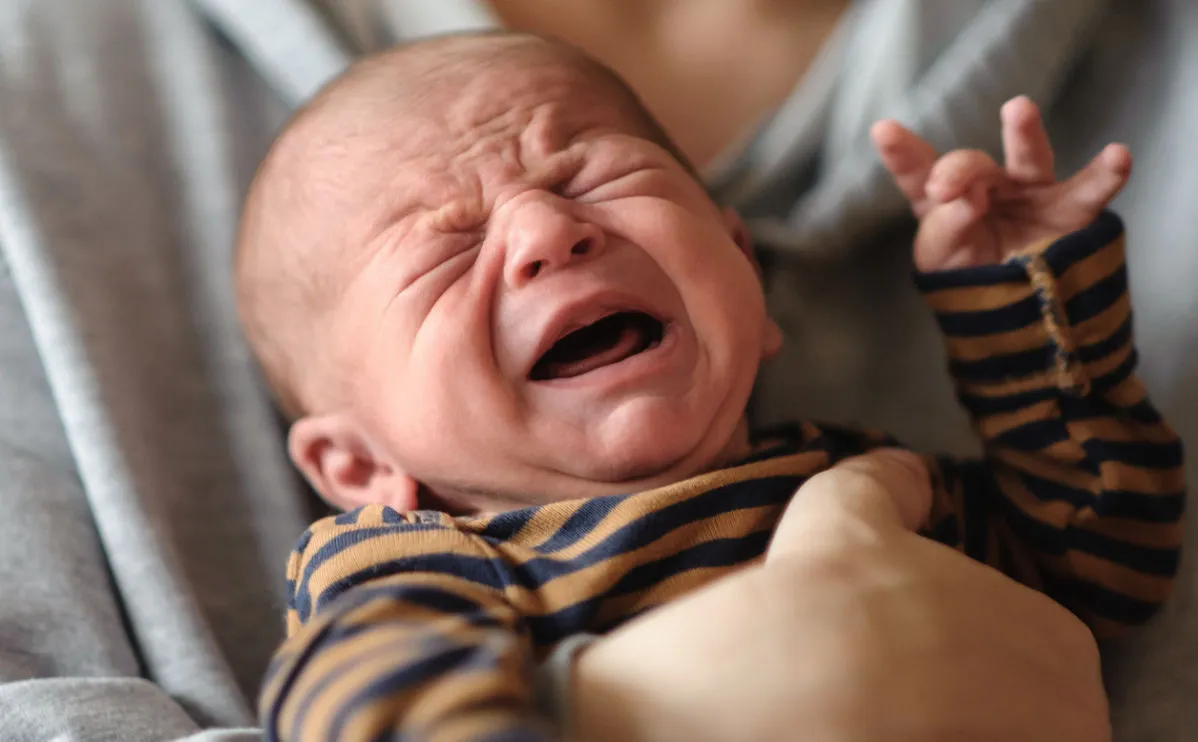 little baby crying