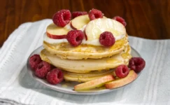Peach Mellba Pancakes Recipe